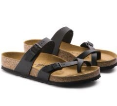 Sandales plates en Cuir & Liège